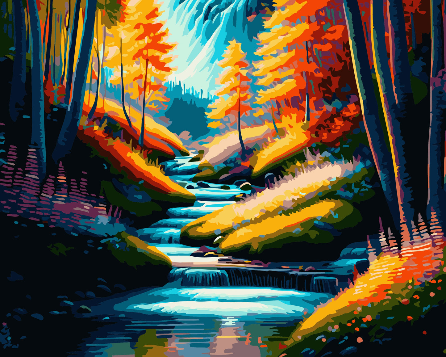 40X50CM DIY Oil Painting By Numbers