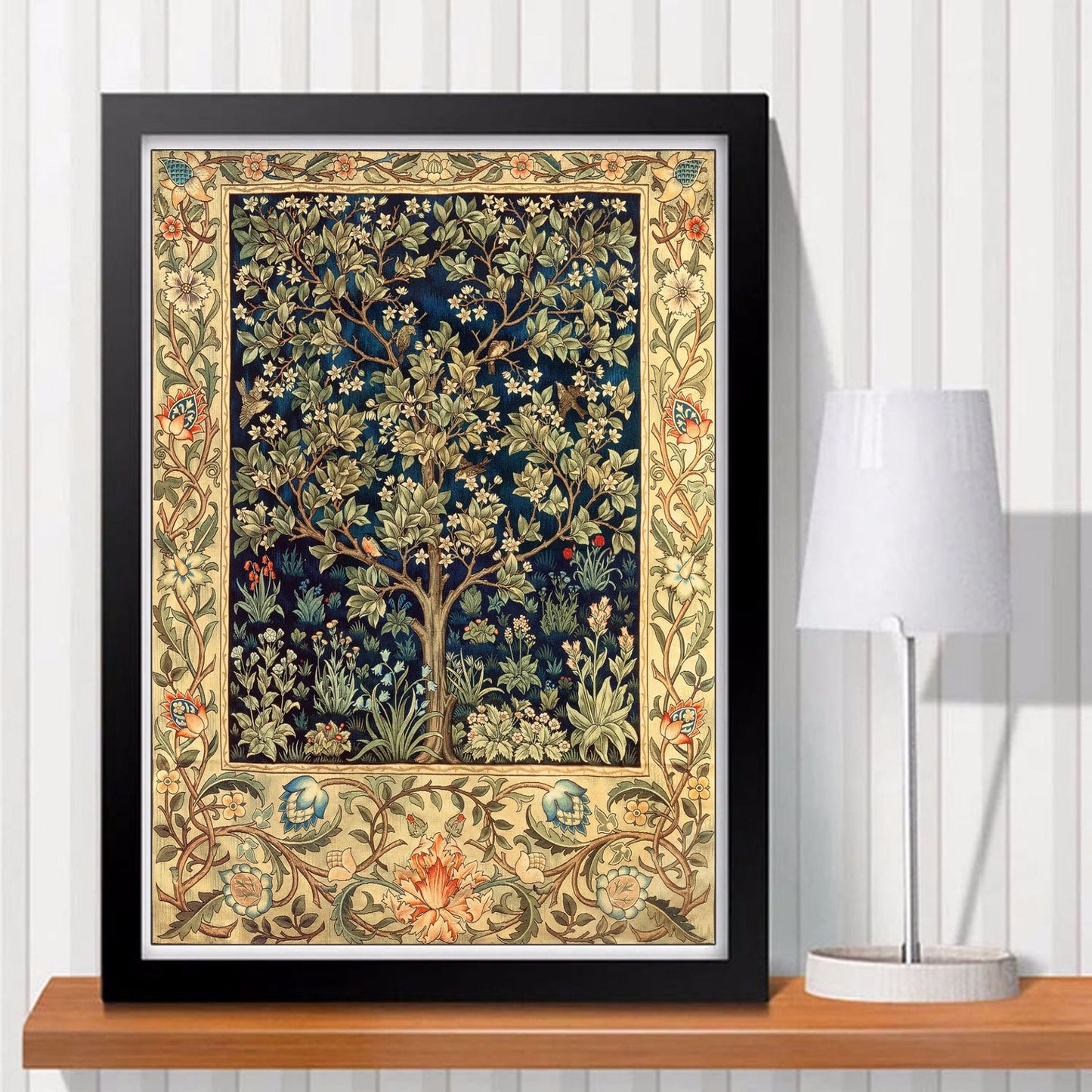 50x70cm Pachira Macrocarpa Cross Stitch Kits 11CT Stamped Full Range of Embroidery Starter Kit for Beginners Pre-Printed Pattern