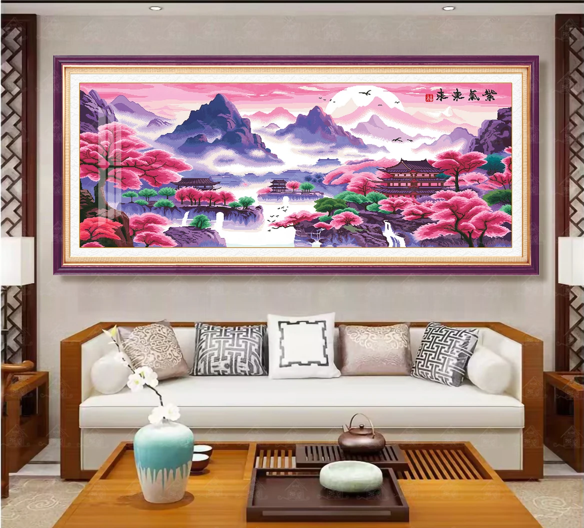 DIY Cross Stitch Kits Stamped Full Range of Embroidery NO Frame
