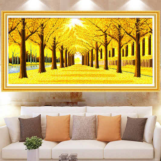 DIY Cross Stitch Kits Stamped Full Range of Embroidery 11CT 3 Strands NO Frame