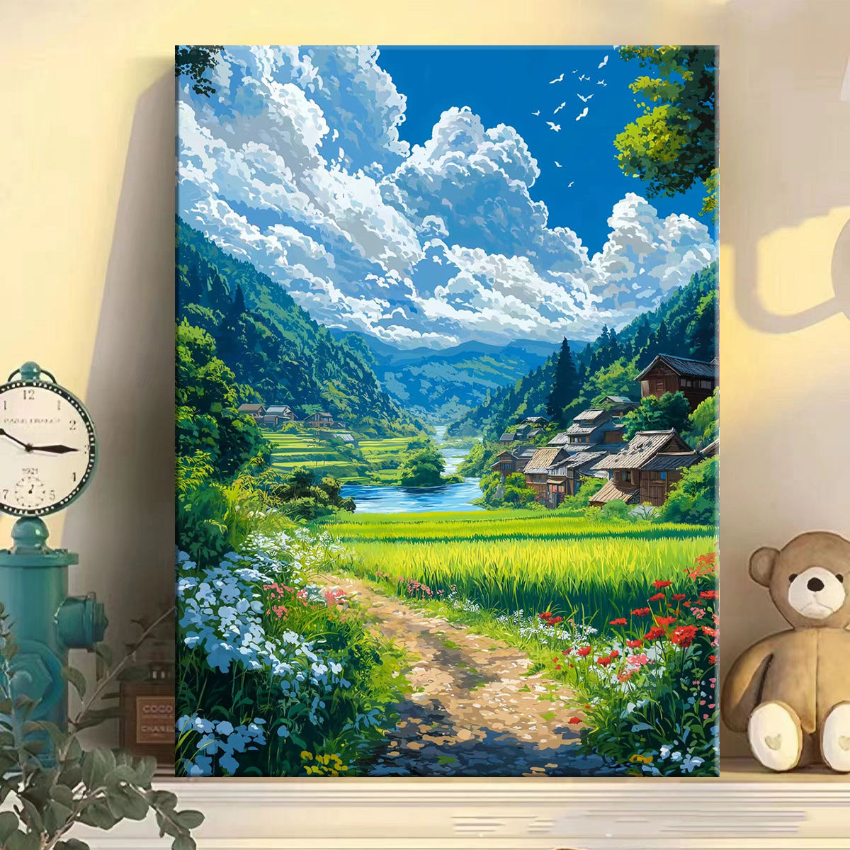 40X50CM DIY Oil Painting By Numbers WITH Frame