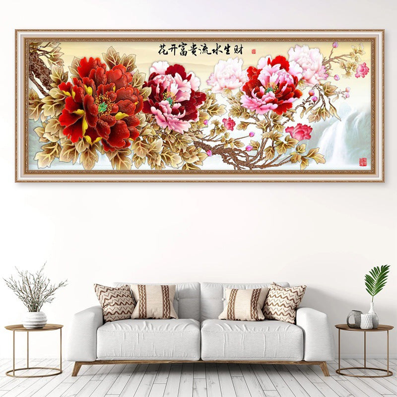 Beautiful Flower DIY 5D Full Diamond Painting NO Frame