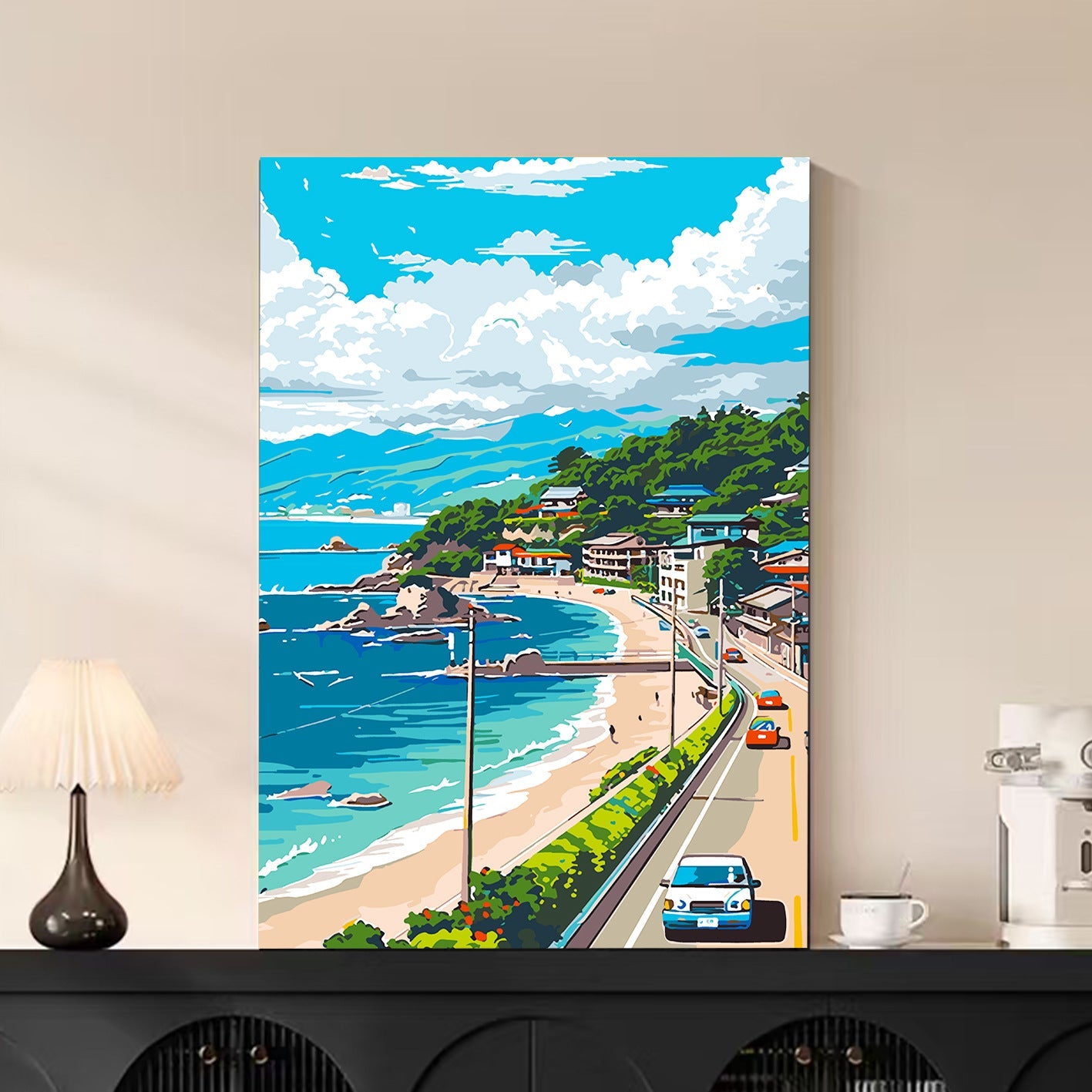 40X50CM DIY Oil Painting By Numbers WITH Frame