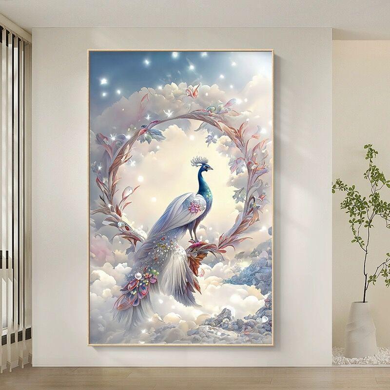 Peafowl DIY Cross Stitch Kits Full Range of Embroidery 11CT 3 Strands NO Frame