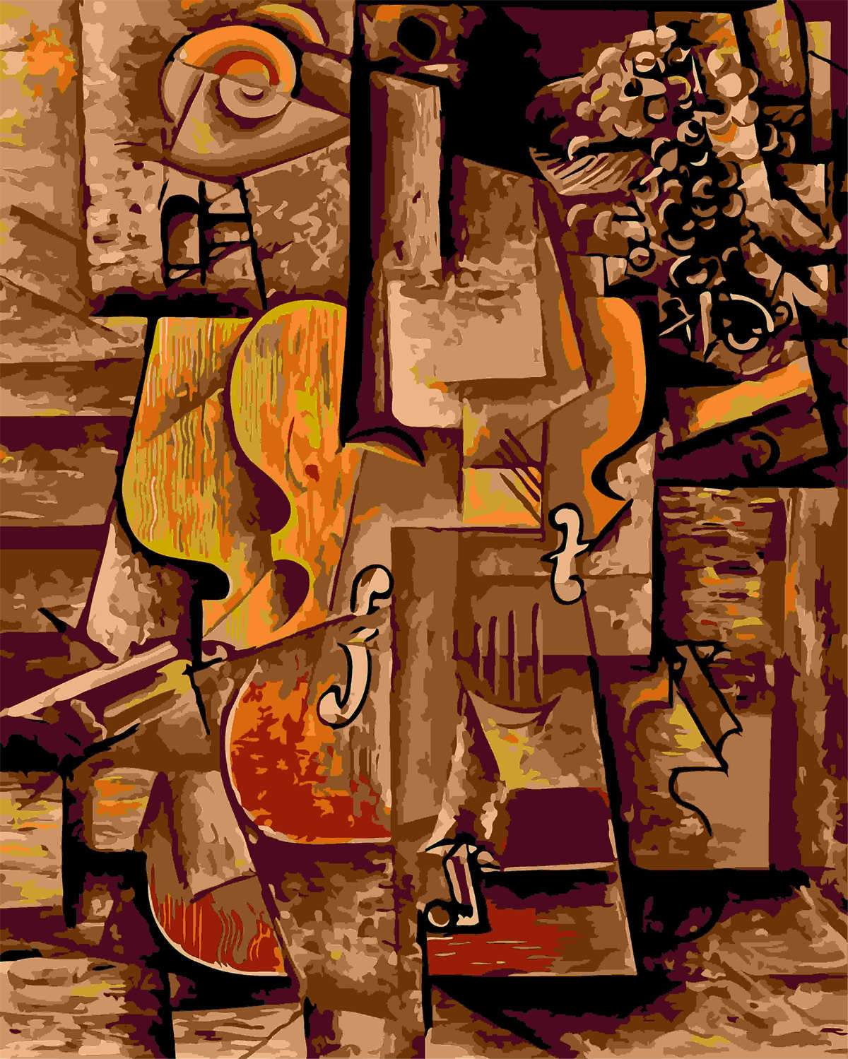 Picasso Famous Paintings 40x50cm NO Frame or with Frame DIY Oil Painting By Numbers Canvas Wall Art For Home Decor