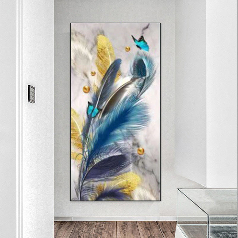 60x110CM - Feather DIY 5D Full Diamond Painting No Frame