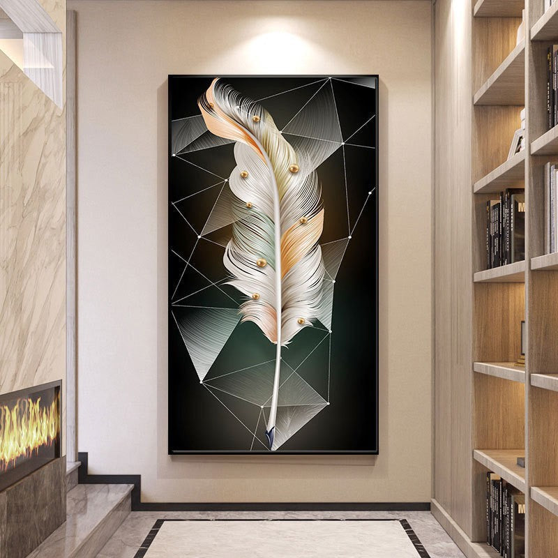 50x90CM - Feather DIY 5D Full Diamond Painting No Frame