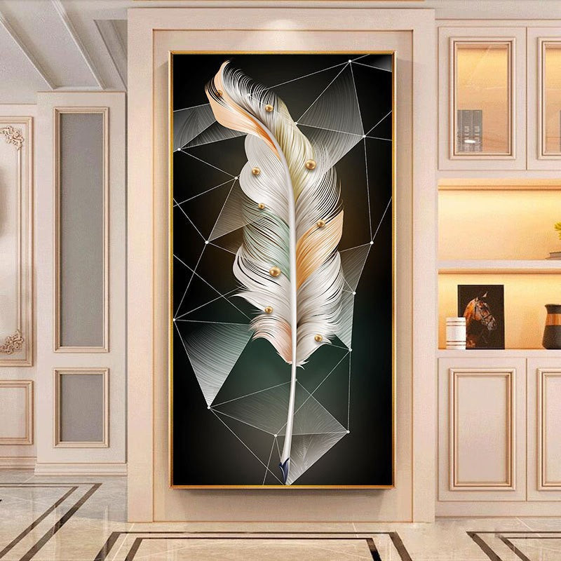 50x90CM - Feather DIY 5D Full Diamond Painting No Frame