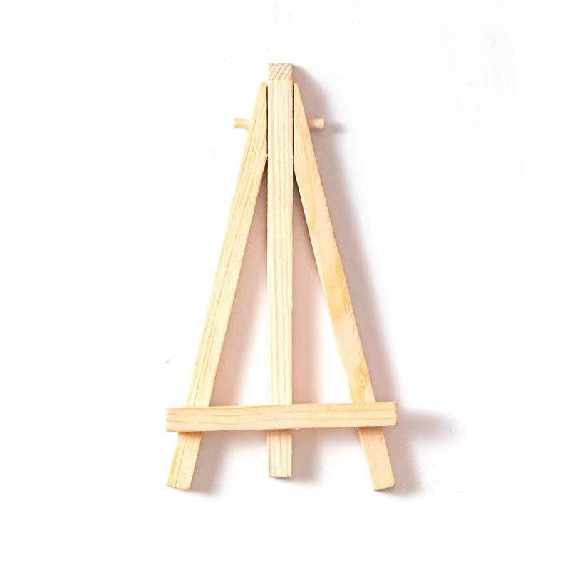 Wood Display Easel Wood Easels Set For Paintings Craft Small Acrylics Oil painting