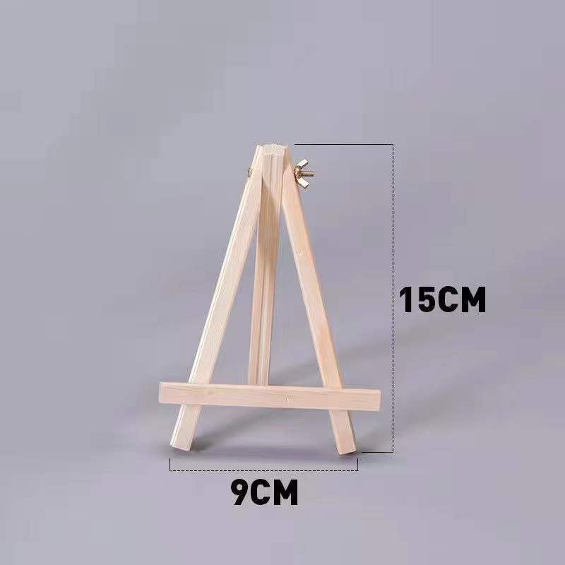 Wood Display Easel Wood Easels Set For Paintings Craft Small Acrylics Oil painting