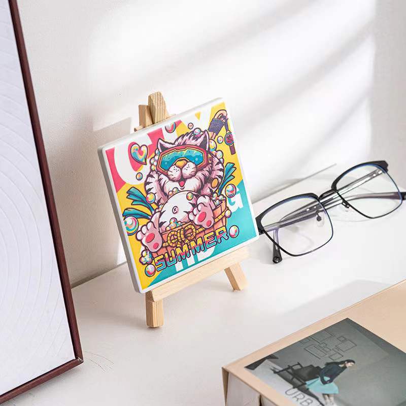 Wood Display Easel Wood Easels Set For Paintings Craft Small Acrylics Oil painting