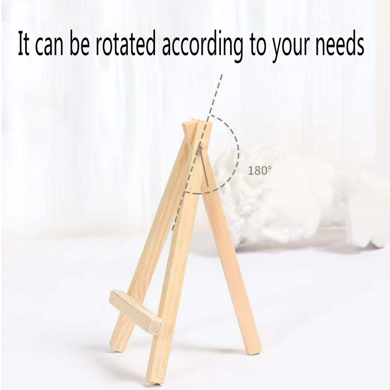 Wood Display Easel Wood Easels Set For Paintings Craft Small Acrylics Oil painting
