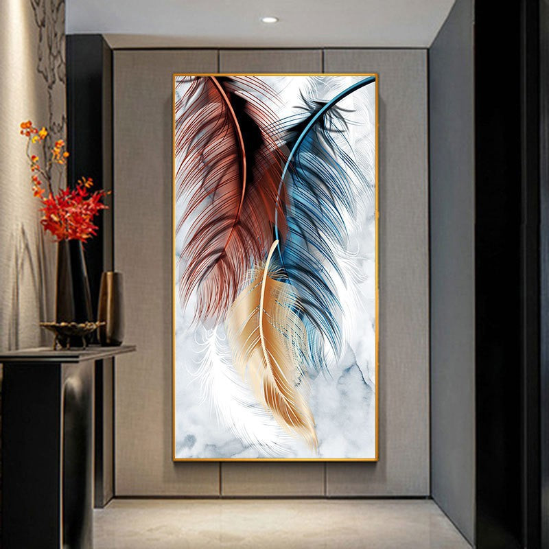 50x90CM - Feather DIY 5D Full Diamond Painting No Frame