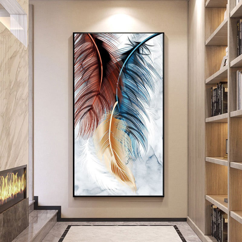 50x90CM - Feather DIY 5D Full Diamond Painting No Frame
