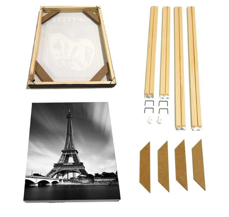 ❤Not Sold Separately❤ Natural Wood Frame For Oil Painting DIY Picture Wall Canvas Frames Wall Art Canvas