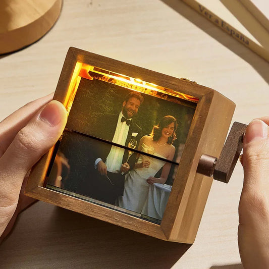 Custom Photo Flipbook Frame With Light Need 16 Pictures