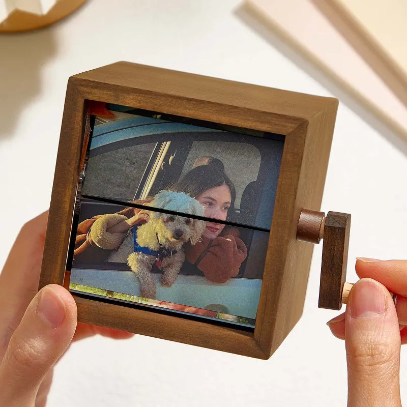 Custom Photo Flipbook Frame With Light Need 16 Pictures