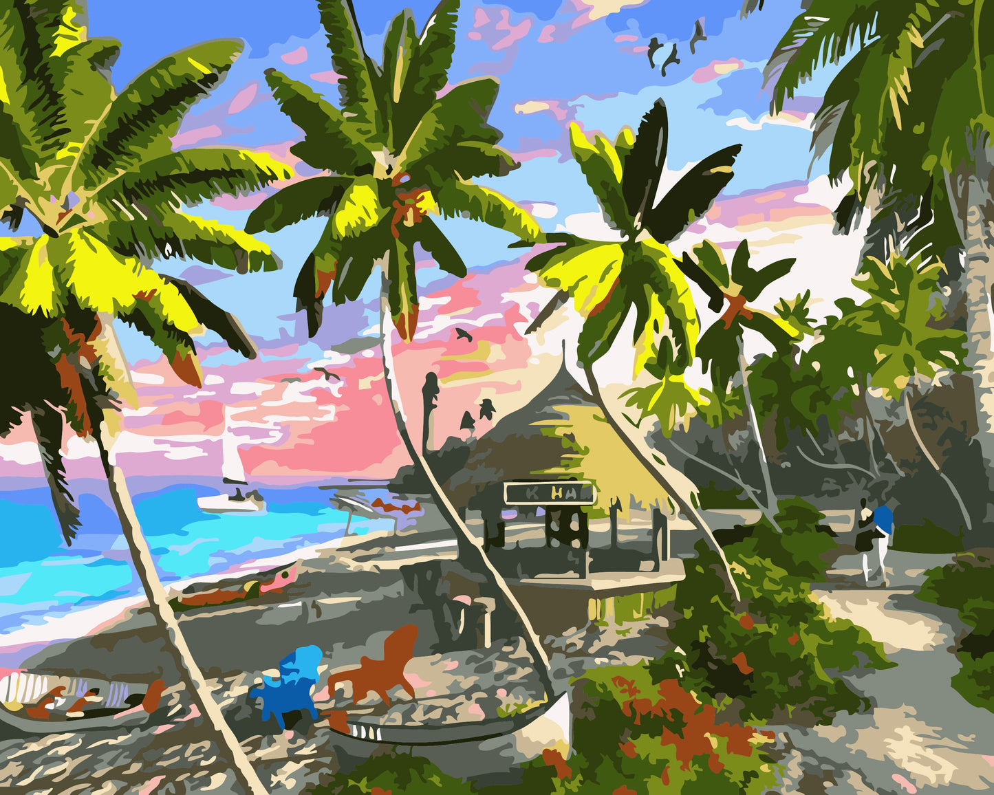 40X50CM DIY Oil Painting By Numbers