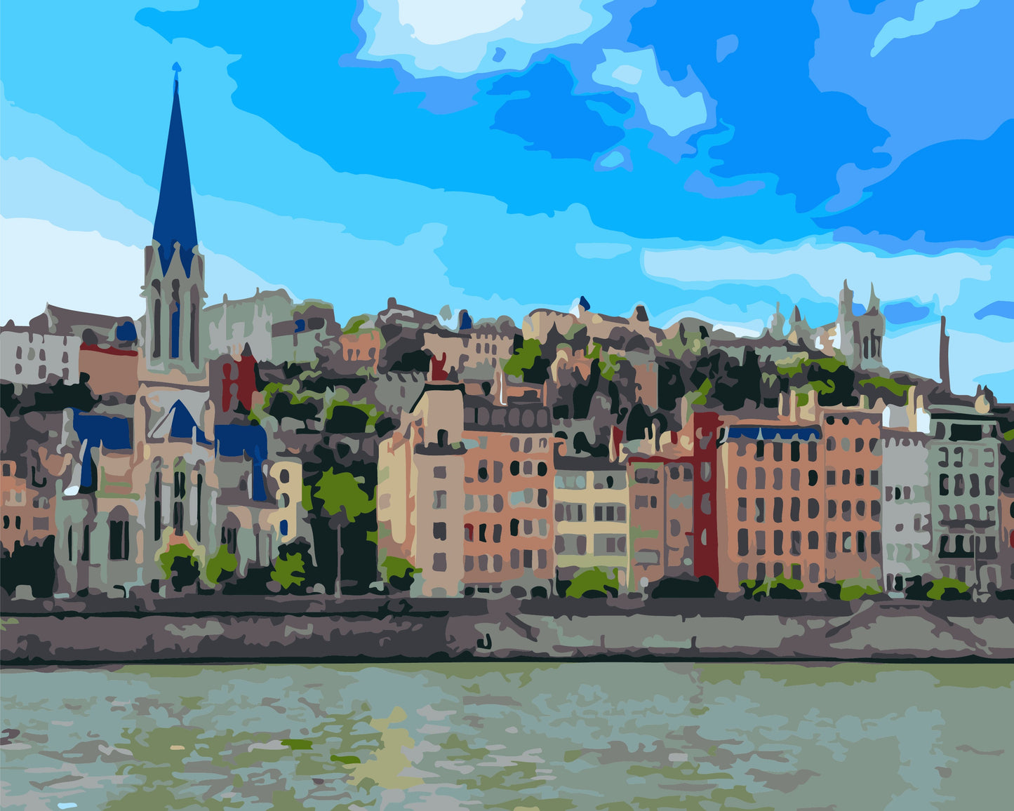 40X50CM DIY Oil Painting By Numbers