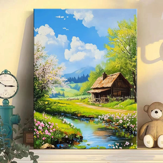 40X50CM DIY Oil Painting By Numbers WITH Frame