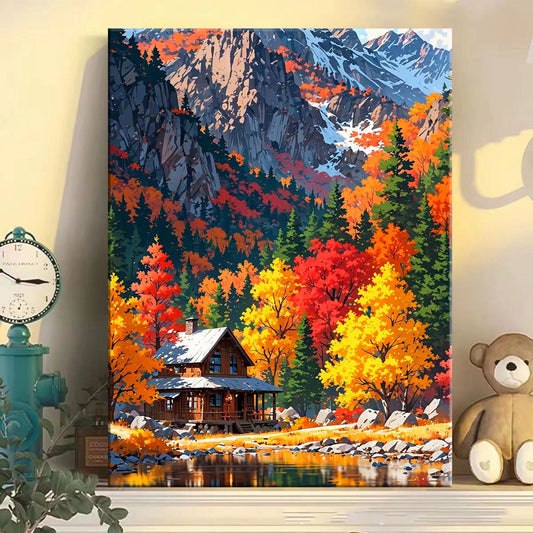 40X50CM DIY Oil Painting By Numbers WITH Frame