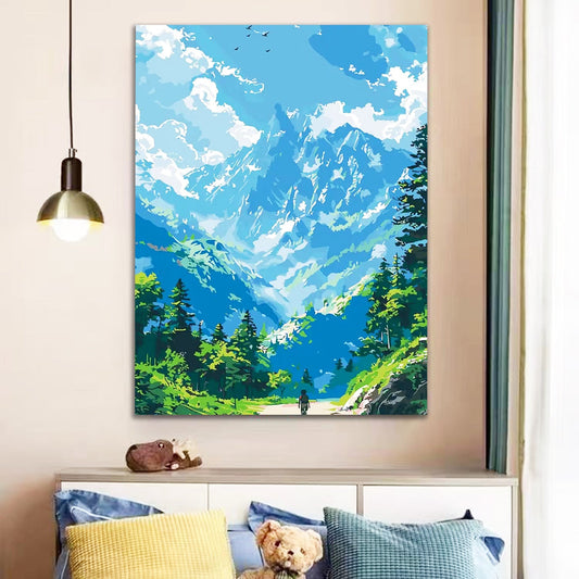 40X50CM DIY Oil Painting By Numbers WITH Frame