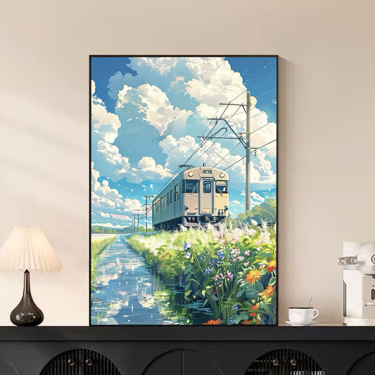 40X50CM DIY Oil Painting By Numbers WITH Frame