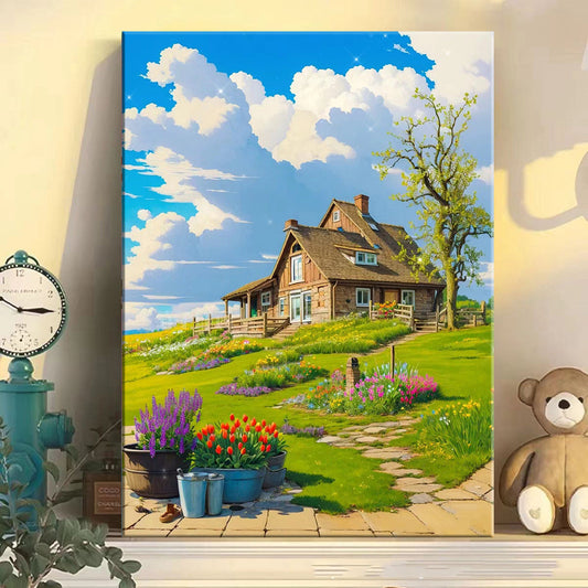 40X50CM DIY Oil Painting By Numbers WITH Frame