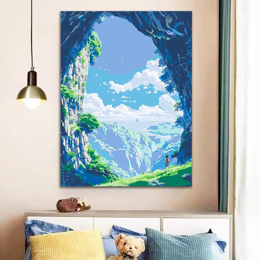 40X50CM DIY Oil Painting By Numbers WITH Frame