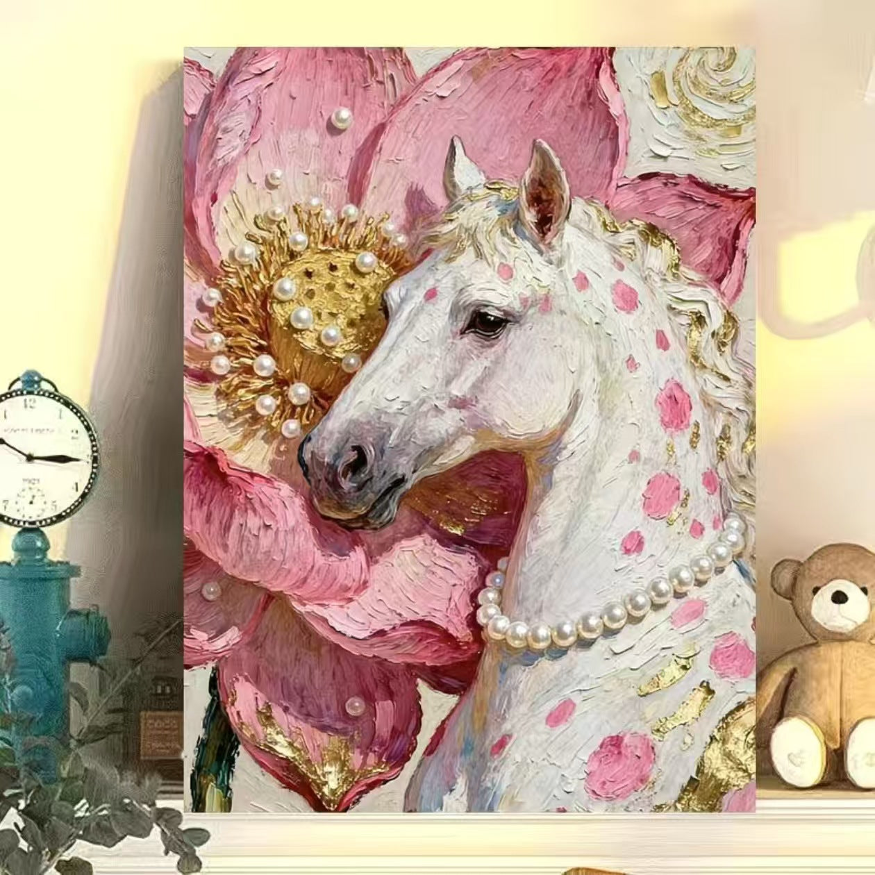 40X50CM Horse DIY Oil Painting By Numbers WITH Frame DIY Product