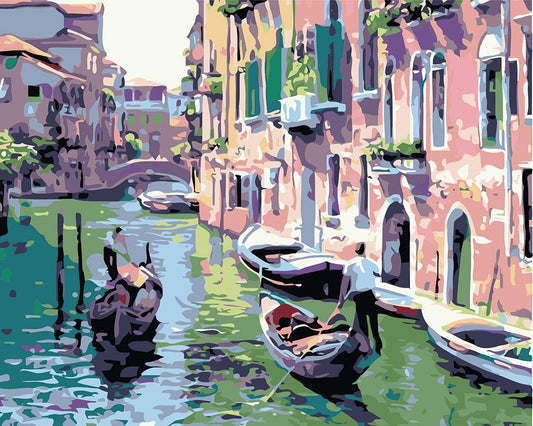 NO Framed DIY Oil Painting By Numbers Canvas Wall Art For Living Room Home Decor 40*50CM